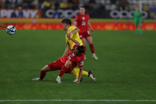 România pierde dramatic meciul de pe teren propriu cu Polonia, în barajul pentru WEURO 2025. FOTO: Dumitru Angelescu (Libertatea)