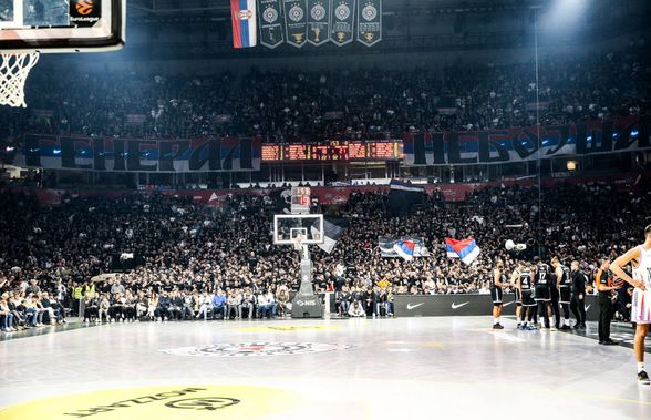 Scene șocante în Euroliga, chiar lângă România » Confruntare violentă între suporteri, după un mesaj politic