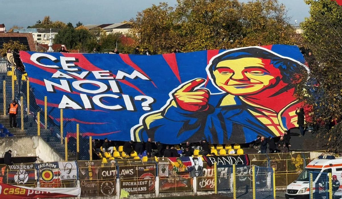 Mesajele afișate de suporterii Stelei la Satu Mare