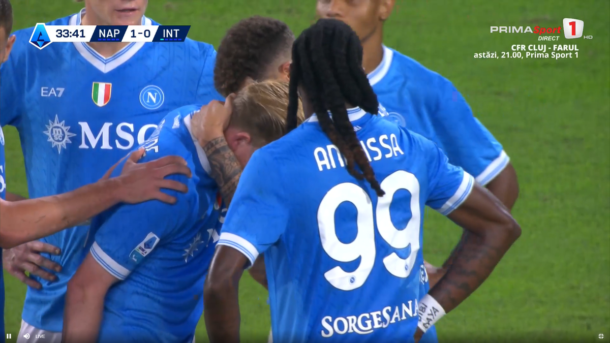 Kevin De Bruyne, accidentat în Napoli - Inter