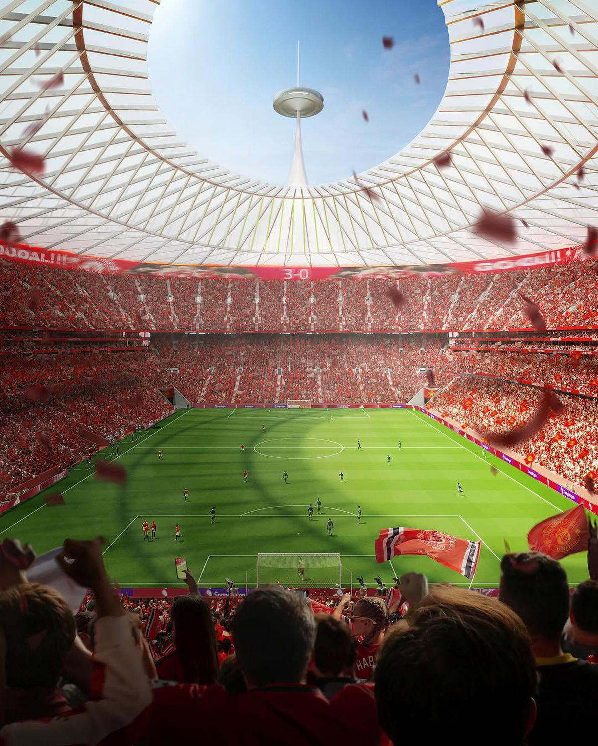 Mega-stadionul lui Manchester United, aproape de a deveni realitate