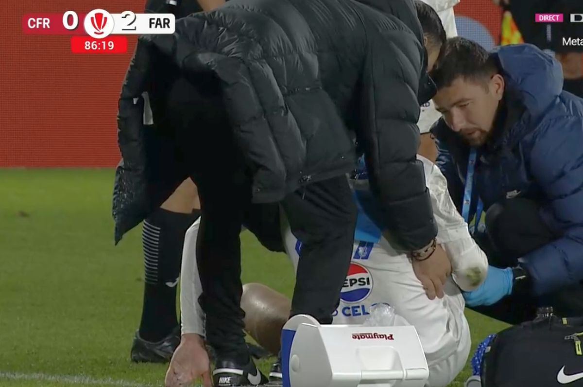 Ciocnire Hindrich - Cojocaru în CFR Cluj - Farul