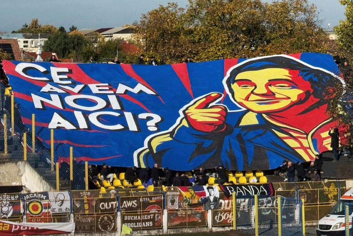 „Ce avem noi aici?” » Suporterii Stelei, ironii la conducerea clubului: „Sunteți doar incompetenți sau de la cioban aveți parte?”