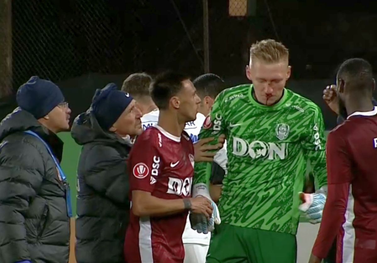 Ciocnire Hindrich - Cojocaru în CFR Cluj - Farul