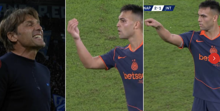 Conflict Conte - Lautaro // Napoli - Inter (3-1)