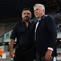 Gennaro Gattuso (stînga) și Carlo Ancelotti (dreapta) nu și-au mai vorbit de șase ani. Foto: Imago