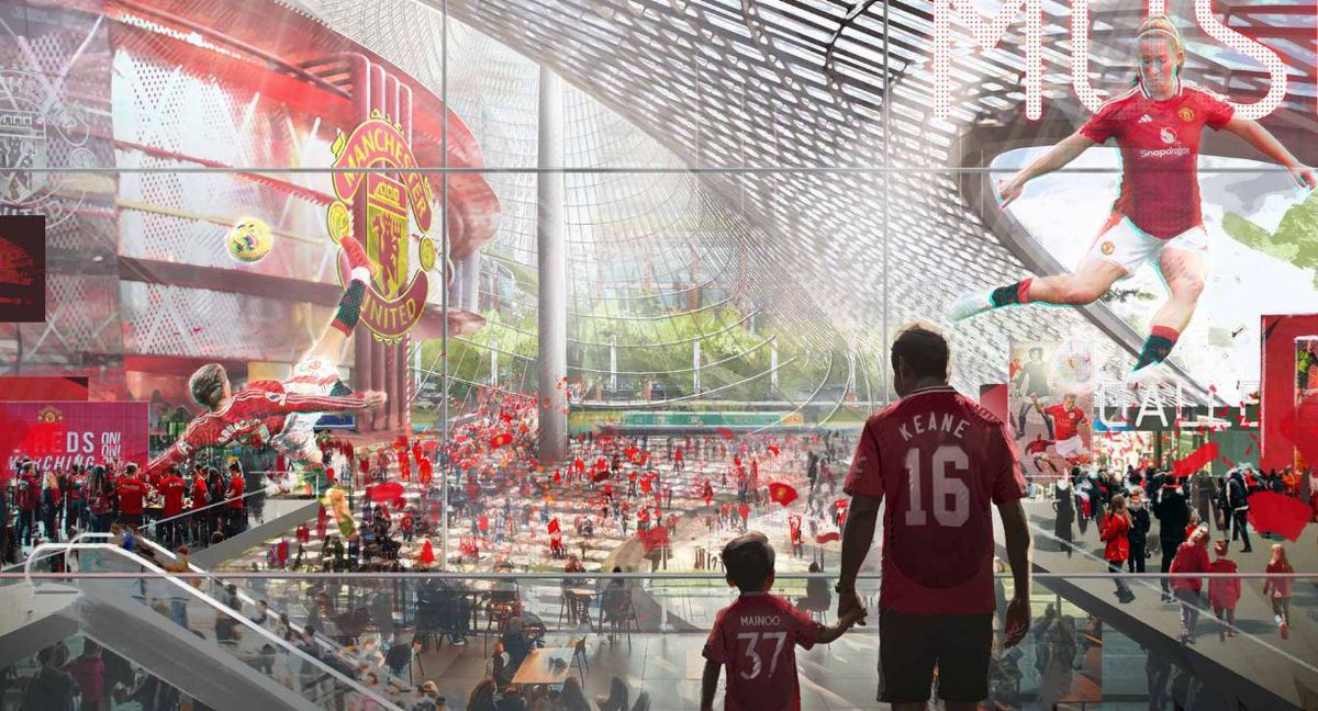 Manchester United pregătește arena-gigant de DOUĂ miliarde de lire » Planul: să fie gata pentru finala Campionatului Mondial!