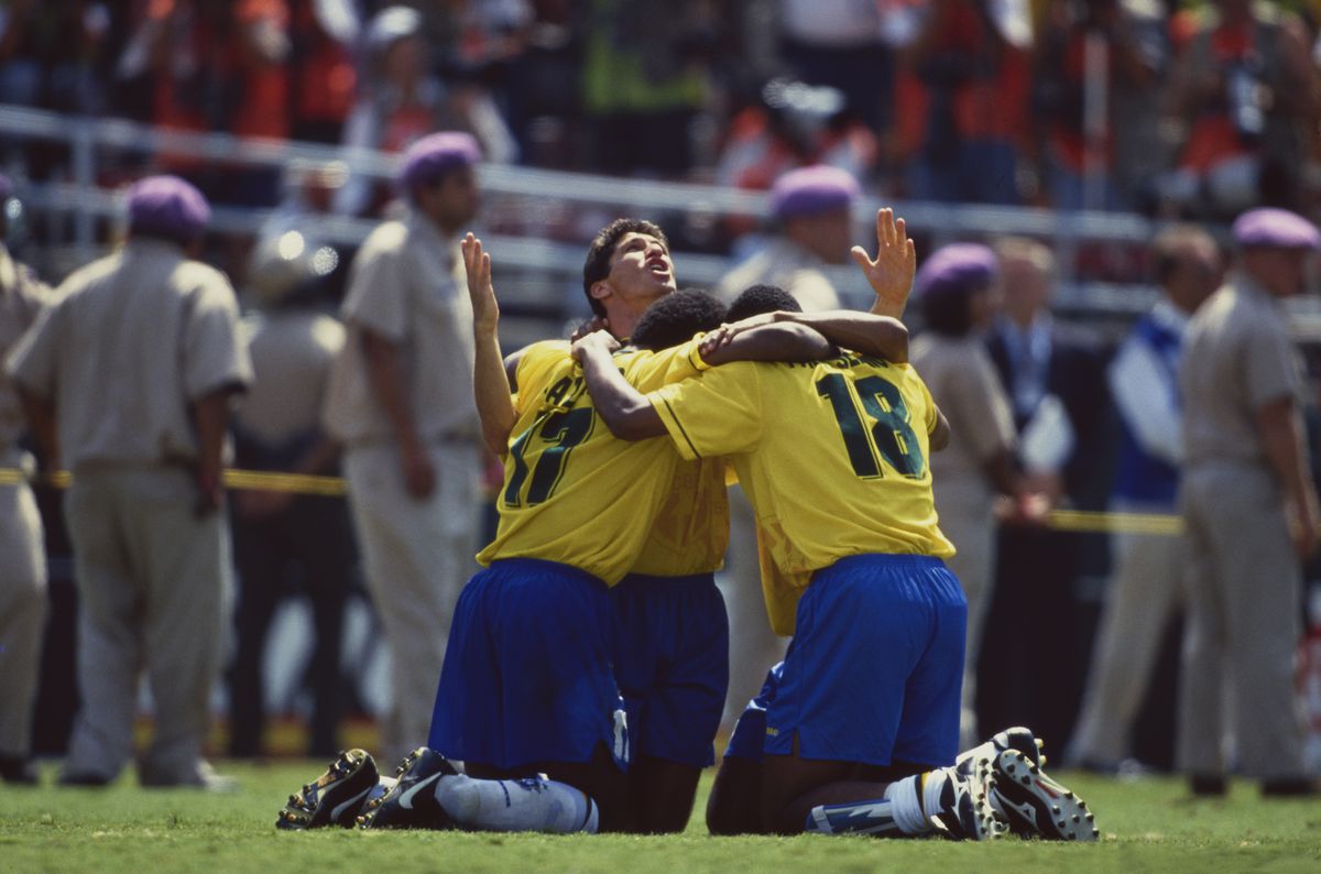 Penalty-ul ratat de Baggio si bucuria „Seleção”