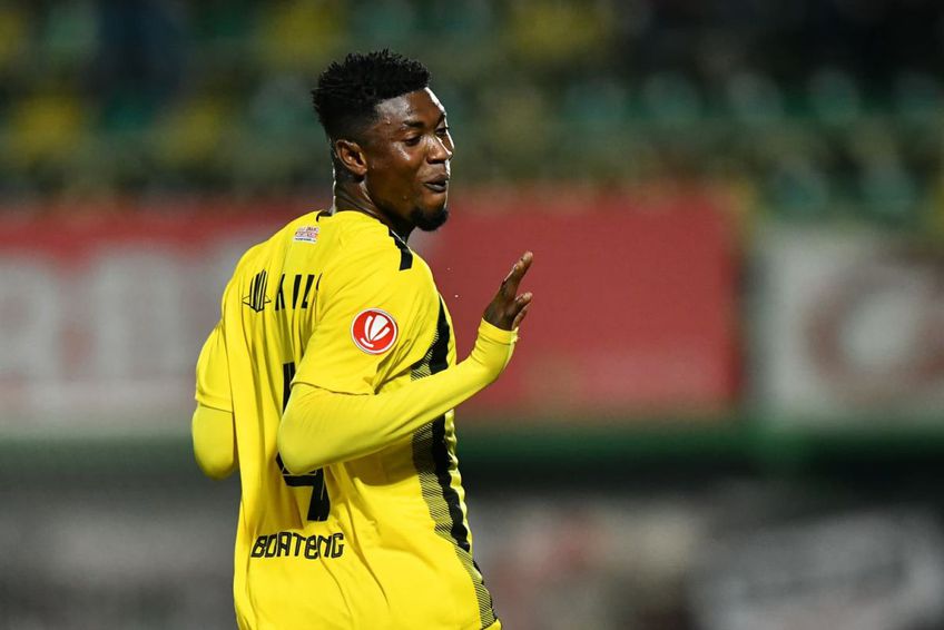 Kennedy Boateng, în FC Argeș - Dinamo. FOTO: Cristi Preda (GSP.ro)