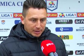CLINCENI - DINAMO 2-2 // VIDEO Ilie Poenaru, nervi la pauza meciului cu Dinamo: „M-am descătușat! Trebuie să închid mai bine geamurile dacă m-ați auzit”