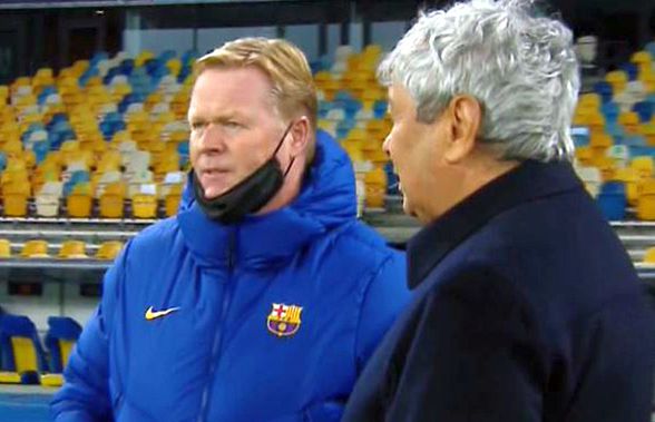 DINAMO KIEV - BARCELONA 0-4 » Ronald Koeman i s-a confesat lui Mircea Lucescu despre problemele cu care se confruntă la Barcelona: „E o nebunie!”