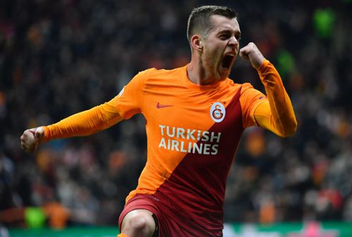 Alex Cicâldău (24 de ani, mijlocaș central) a deschis scorul în Galatasaray - Marseille