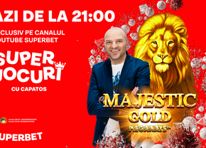 Dan Capatos îți dă 355 de rotiri gratuite la Superbet, în valoare de 284 de Lei. Află ce trebuie sa faci!