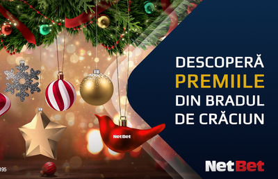 Un cadou pe zi, în fiecare zi, până pe 1 ianuarie la NetBet