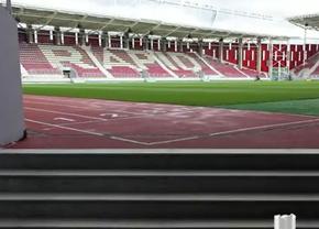 Noi imagini de la stadionul Rapidului: „Priviți ce bijuterie avem!”