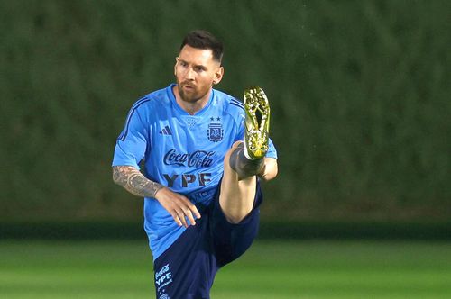 Lionel Messi, la antrenamentul Argentinei/ foto Imago Images