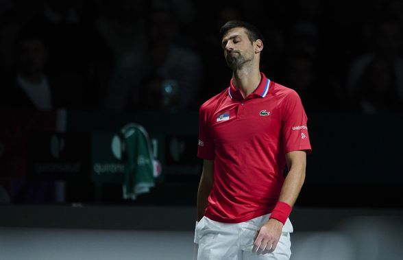 Serbia, eliminată de Italia în semifinalele Cupei Davis! Djokovic a avut 3 mingi de calificare, dar a pierdut ambele meciuri