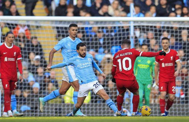 Manchester City - Liverpool 1-1, în derby-ul suprem din Premier League
