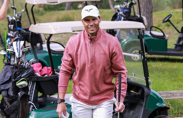 A lăsat racheta de tenis pentru crosa de golf! În acest weekend, Rafael Nadal a participat la un turneu din Mallorca