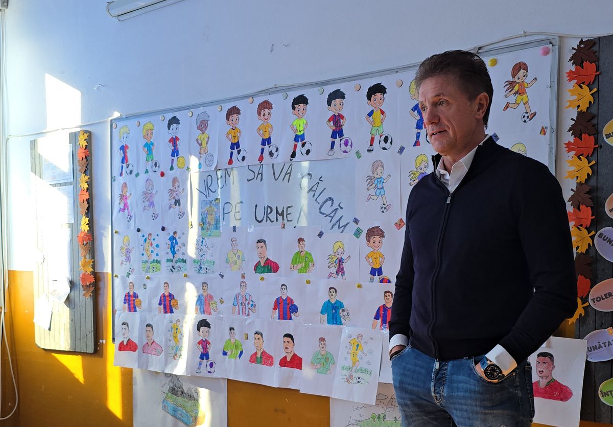 „Este o misiune personală” » Gică Popescu și Generația de Aur au dat startul donațiilor pentru școlile unde au învățat