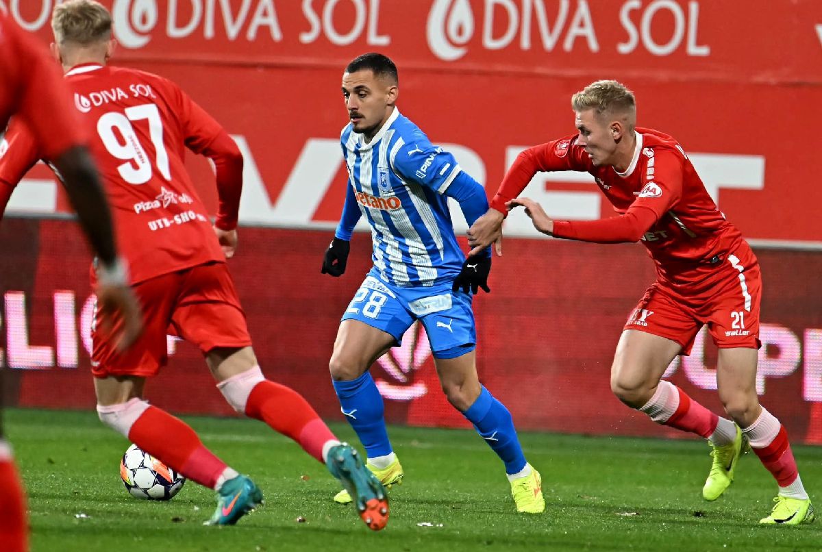 Cadou de la Mitriță! Universitatea Craiova revine nesperat cu UTA și reintră în calcule la vârf! Revenire cu ștaif la Arad