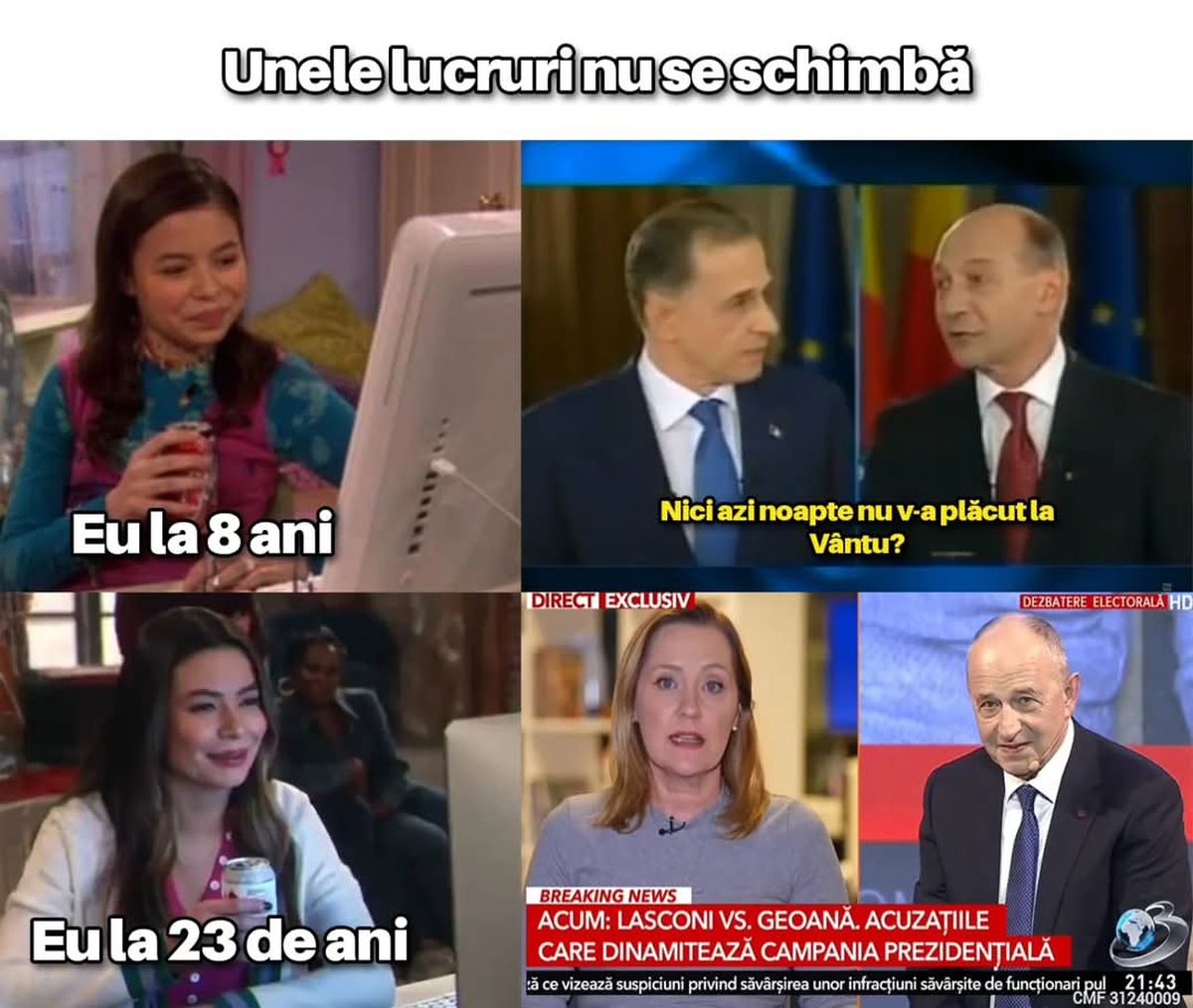 Cele mai tare meme-uri la alegerile prezidențiale Călin Georgescu vs Elena Lasconi