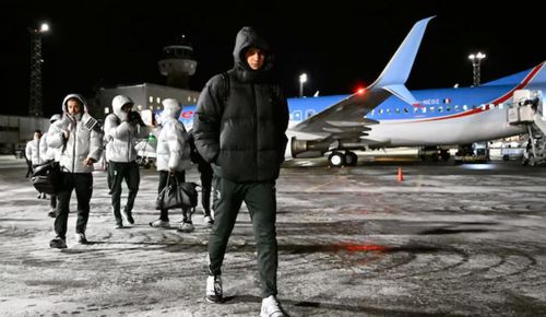 Jucătorii lui Juventus au reușit să aterizeze, venind mai devreme luni, pe un timp de iarnă la Bodo / Foto: X
