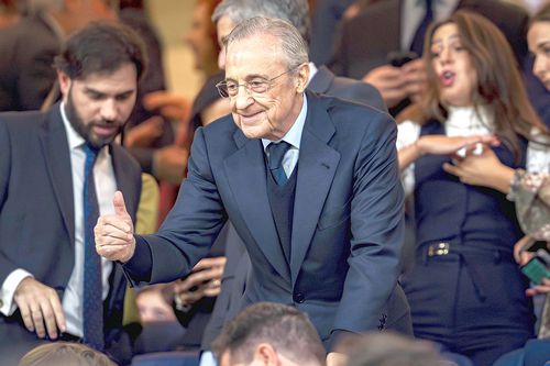 Florentino Perez, președintele lui Real Madrid, insistă pentru această nouă competiție // foto: Imago Images