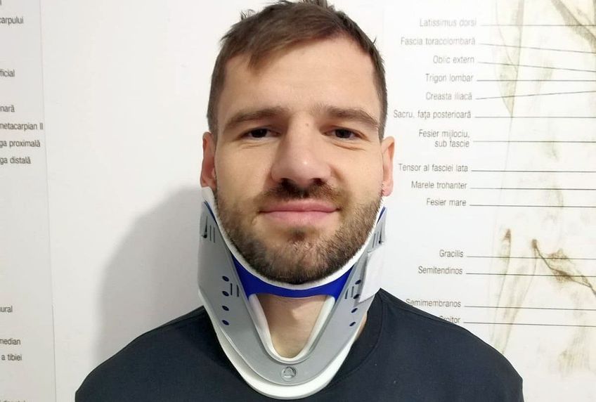 Mykola Kovtalyuk a fost accidentat de Kennedy Boateng și va lipsi cel puțin o lună și jumătate / Sursă foto: FC Botoșani