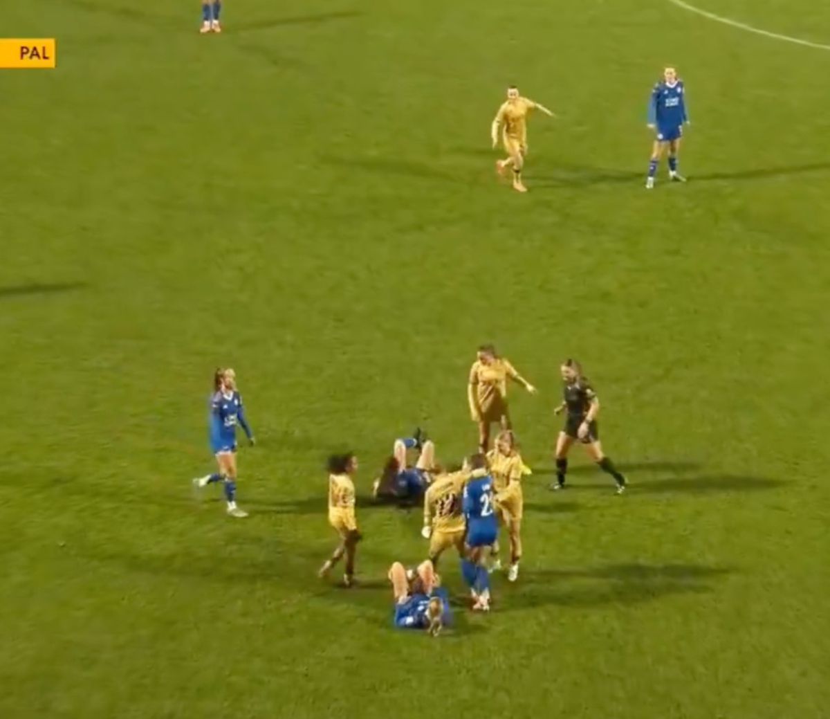 Ruesha Littlejohn, mișcare de judo pe terenul de fotbal