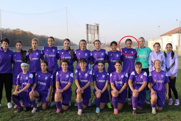 Ema Năstăsie, încercuită, la grupele de juniori ale lui FC Argeș
