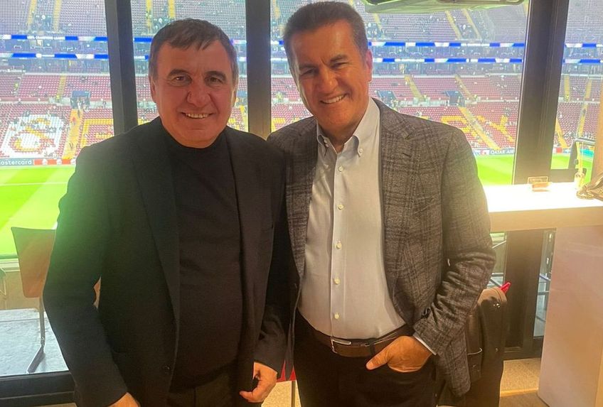 Gică Hagi, prezent la Galatasaray - Royale Union St. Gilloise/ foto: X @Mustafa Sarıgül
