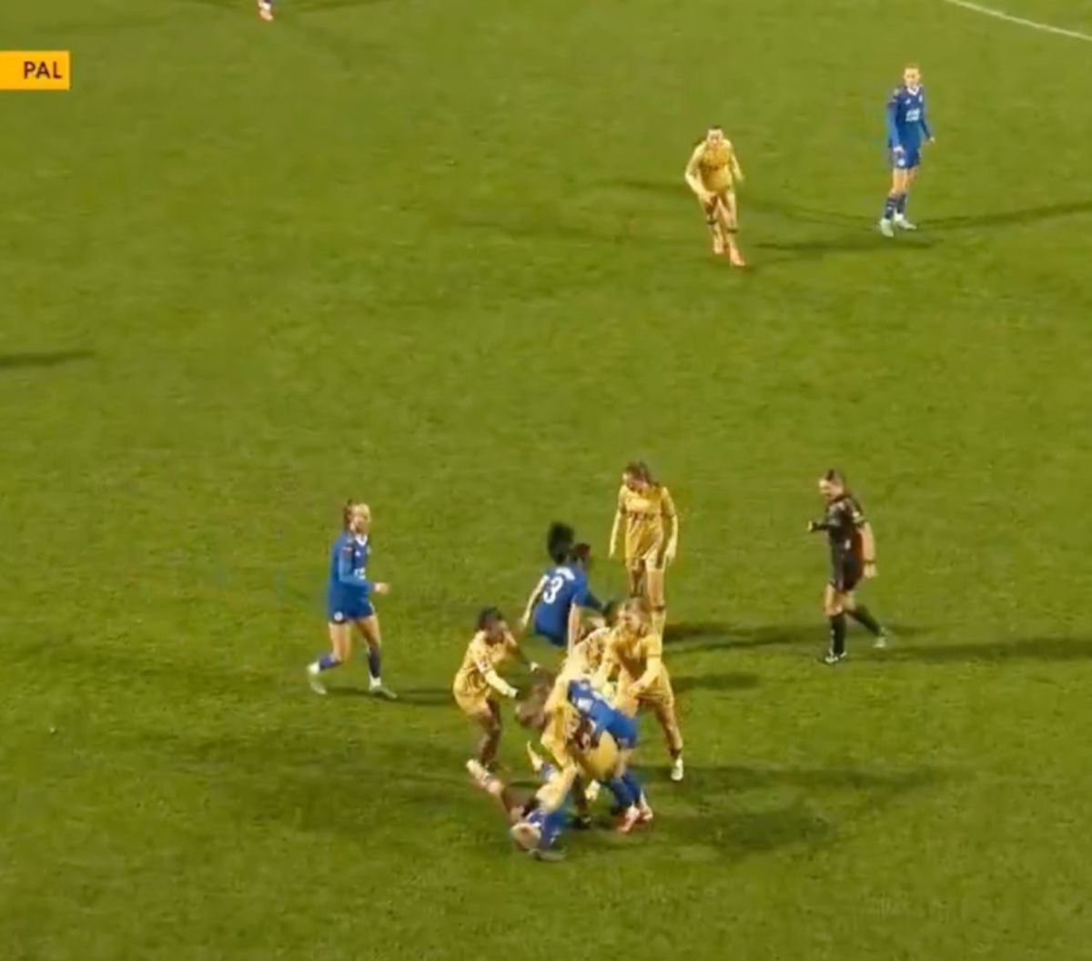 Ruesha Littlejohn, mișcare de judo pe terenul de fotbal