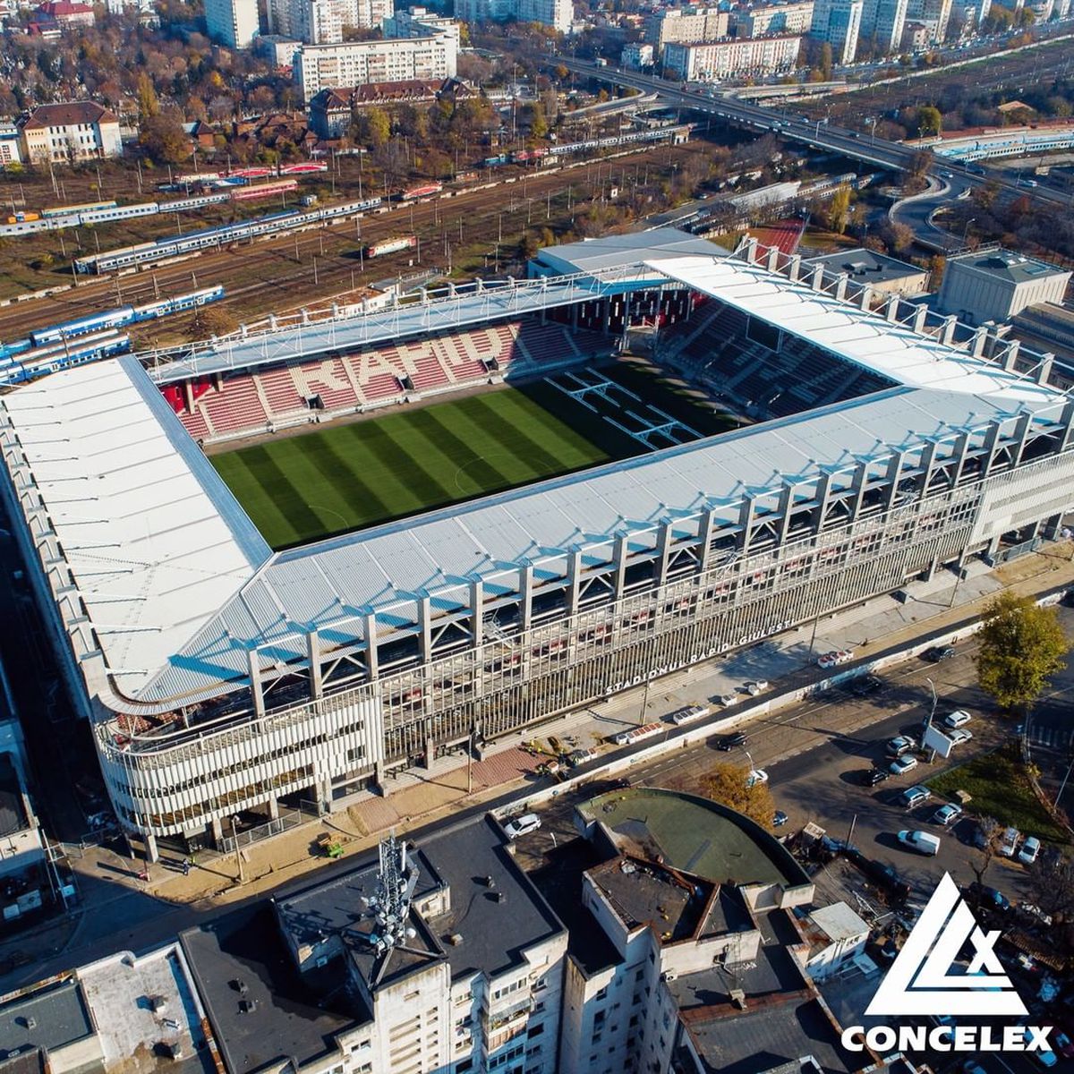 Stadionul „Giulești” e gata de inaugurare » Ultimele imagini de la arena pe care va evolua Rapidul