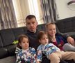 Dan Nistor, alături de copiii săi
