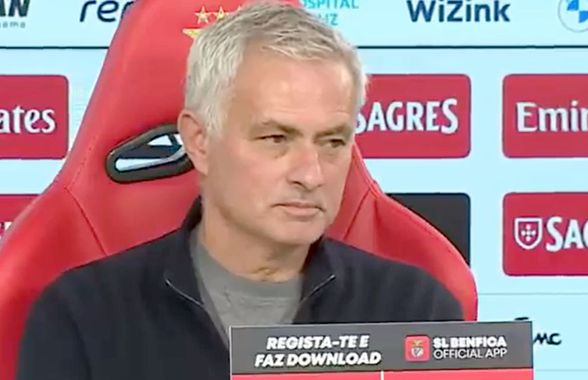 Jose Mourinho și-a vărsat nervii pe el în conferință: „Fals! Te pedepsesc”