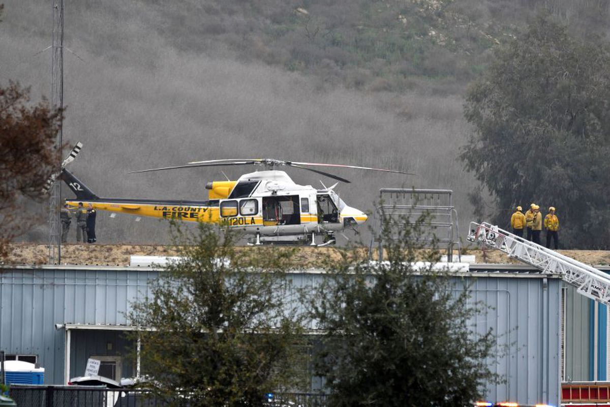 Reuters - imagini de la accidentul mortal al lui Kobe Bryant