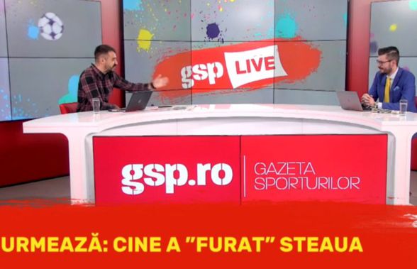 Președintele Asociației „Salvați Steaua” e acum în studioul GSP Live