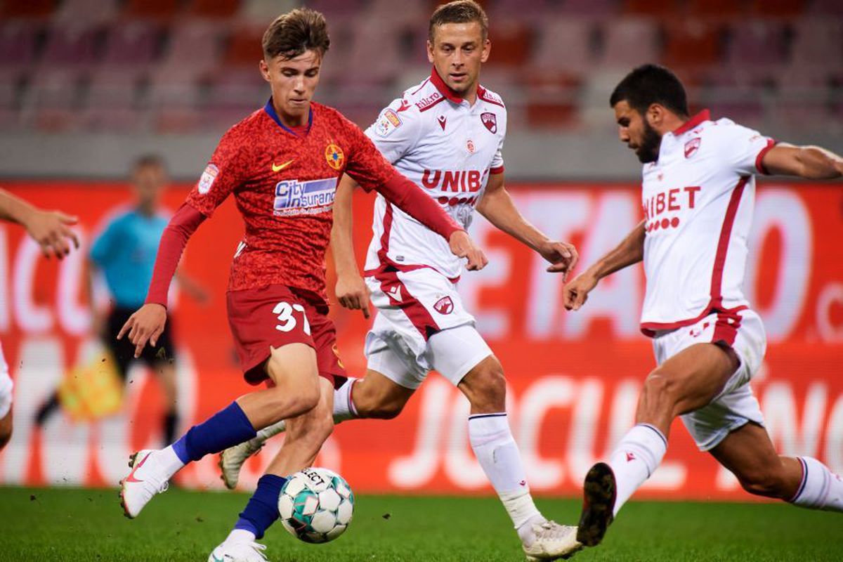 FCSB. Păreri pro și contra în privința lui Octavian Popescu » Dinu îl laudă, Balaj îl critică pe puștiul de 18 ani