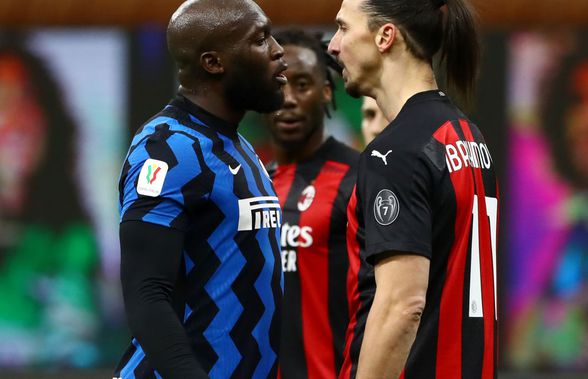 Inter - AC Milan 2-1 » Ciprian Tătărușanu a fost titular, dar echipa sa a fost eliminată. Conflict Ibra - Lukaku: „Ești o târfă, să te f*t pe tine și pe nevastă-ta!”