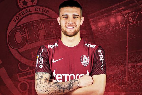 Daniel Birligea, transferat de CFR Cluj // foto: Facebook @ Fotbal Club CFR 1907 CLUJ-NAPOCA