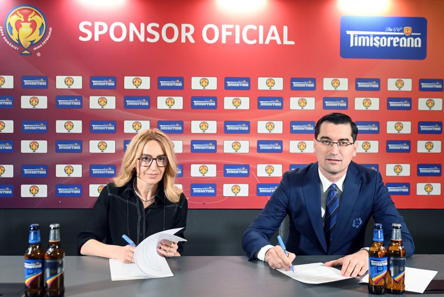 Timișoreana continuă parteneriatul cu Federația Română de Fotbal pentru Cupa României