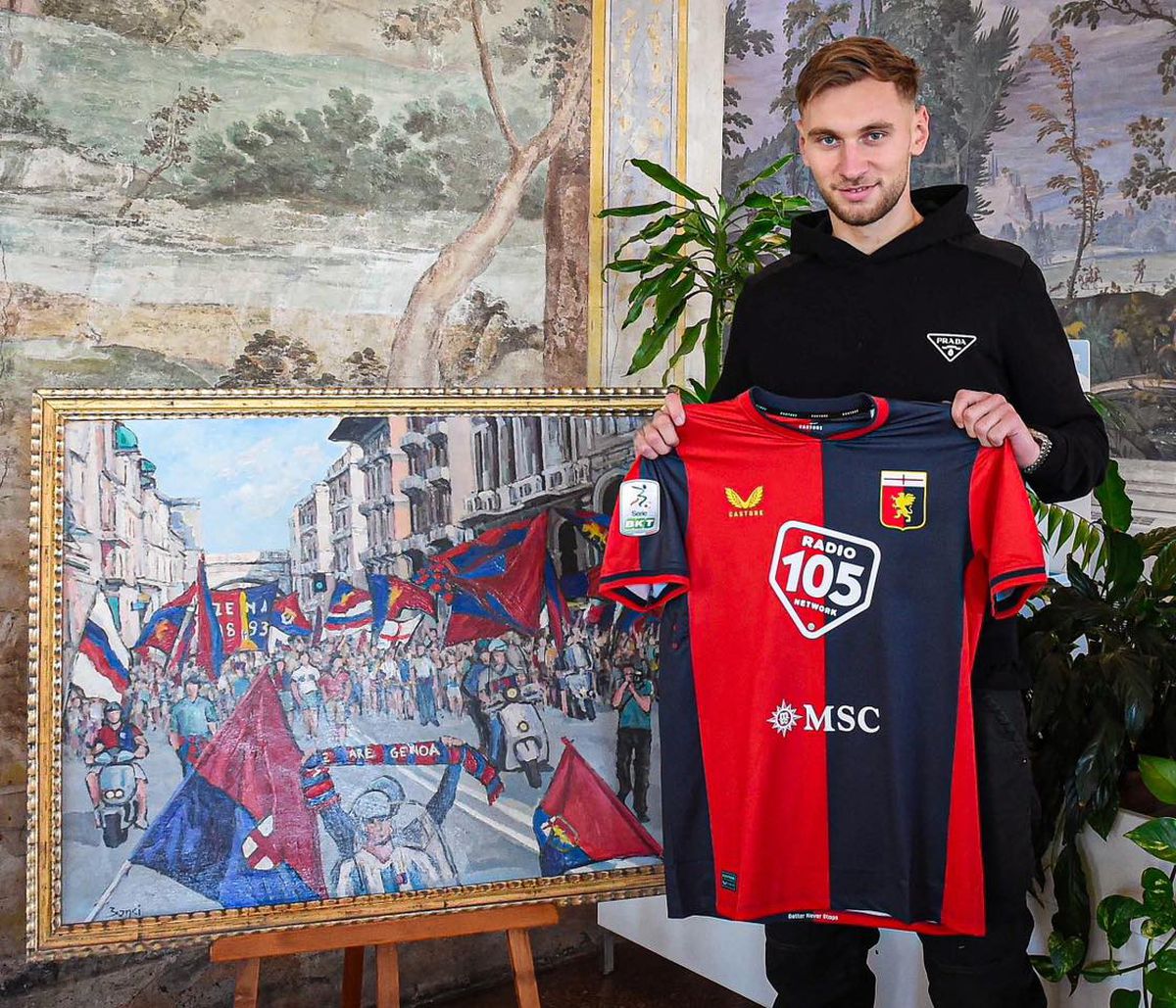 Denis Drăguș, prezentat oficial la Genoa