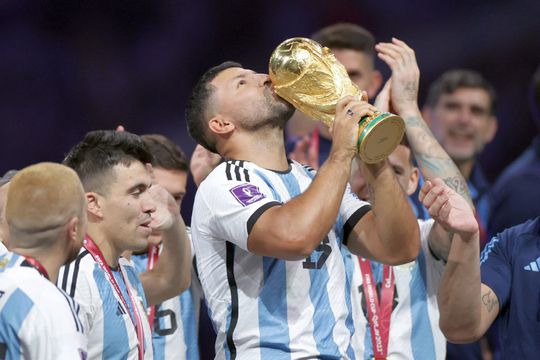 Sergio Aguero a făcut parte din delegația Argentinei la CM 2022/ foto: Imago Images