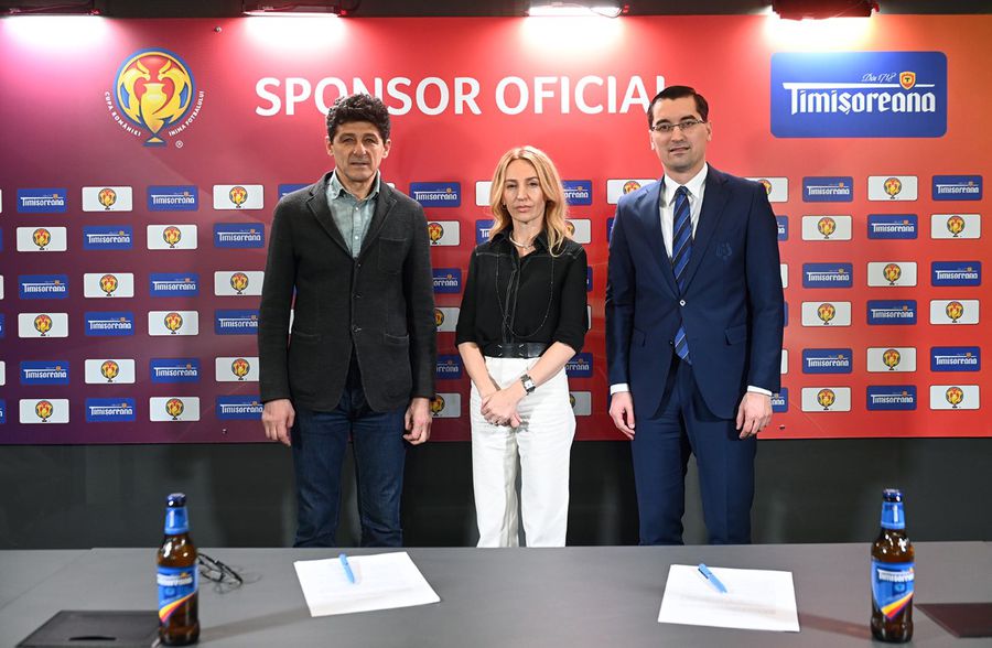 Timișoreana continuă parteneriatul cu Federația Română de Fotbal pentru Cupa României