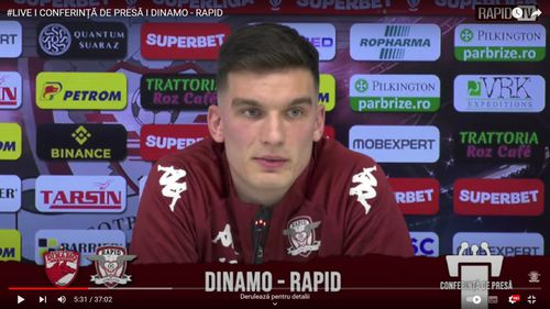 Marian Aioani (24 de ani), noul portar al Rapidului, a spus că giuleștenii nu trebuie să-i subestimeze pe cei de la Dinamo, înaintea derby-ului de pe Arena Națională.