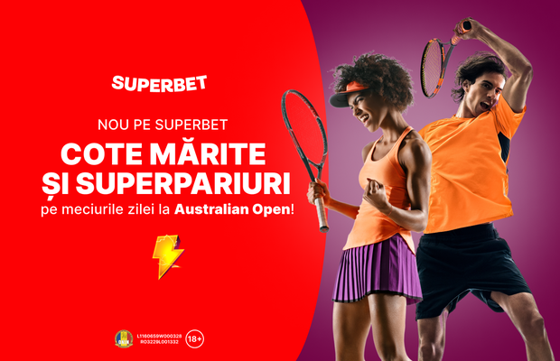 Cote Mărite de la 2.60 până la 7.50 și SuperPariuri pentru finala feminină de la Australian Open!