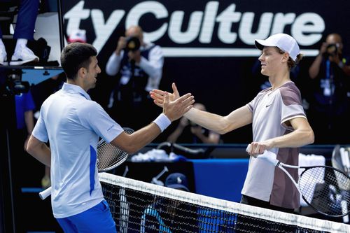 Jannik Sinner a scris istorie în meciul cu Novak Djokovic și s-a calificat în finala de la Australian Open, foto: Imago Images