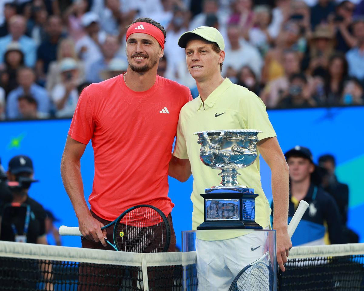 Jannik Sinner, campion la Australian Open pentru a doua oară consecutiv » Alexander Zverev n-a avut nicio șansă