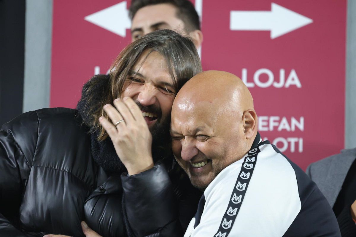 Dan Alexa și Gigi „Corsicanu” la Rapid - Universitatea Craiova